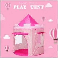 Kids Play Tents Children's Tent Pink Castle,Kids Teepee,Play Tent House,Baby Tent House,Garden Tent For Baby Play House -Fatboy Sales Store 64030379 3