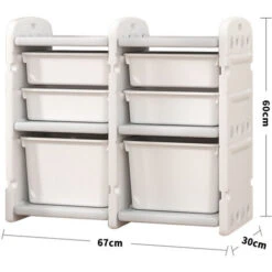 Livingandhome Kids Storage Cabinet For Toys,Clothes,Books 11 Livingandhome Kids Storage Cabinet For Toys,Clothes,Books -Fatboy Sales Store 66134271 5