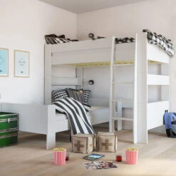 Steens For Kids Highsleeper In Off White 11 Steens For Kids Highsleeper In Off White -Fatboy Sales Store 68956258 5