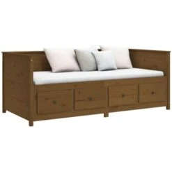 Day Bed Honey Brown 75x190 Cm Solid Wood Pine VidaXL -Fatboy Sales Store 69659703 5