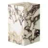 MENU Plinth Table, High, Calacatta Viola Marble -Fatboy Sales Store 7020319 Plinth Rose Tall angle EE