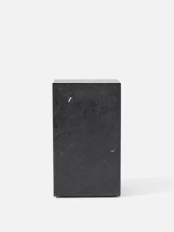 MENU Plinth Table, High, Black Marquina Marble -Fatboy Sales Store 7020530 Plinth Tall Black Marble 2