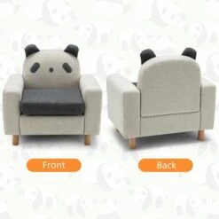 Kids Sofa Children Armrest Chair Animal Pattern Solid Construction Thick Cushion -Fatboy Sales Store 71406103 3