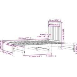 Pull-out Day Bed Honey Brown 2x(90x190) Cm Solid Wood Pine VidaXL -Fatboy Sales Store 71798978 3