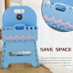 Plastic Folding Stool, Plastic Folding Step Stool, Plastic Folding Step Stool, Adult Step Stool, Plastic Folding Shower Stool For Kitchen, Bathroom -Fatboy Sales Store 75324451 4