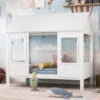 House Bed, Baby Bed, Day Bed With 2 Windows, Pine Frames, MDF Roof, White (200x90cm) -Fatboy Sales Store 76957338 1