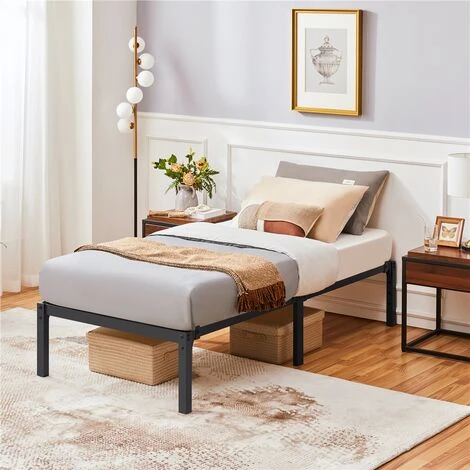 Yaheetech 3ft Single Metal Platform Bed Frame 4 Yaheetech 3ft Single Metal Platform Bed Frame - Image 2