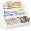 SoBuy Children Kids Bookcase Book Shelf Toy Shelf Storage Display Shelf With 2 Shelves And 2 Storage Compartments,KMB56-W 2 SoBuy Children Kids Bookcase Book Shelf Toy Shelf Storage Display Shelf With 2 Shelves And 2 Storage Compartments,KMB56-W -Fatboy Sales Store 77768777 1