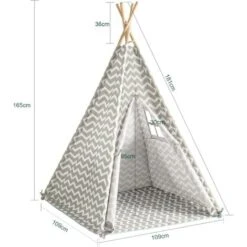 SoBuy Children's TeepeeTent Play House Indoor Outdoor Floor Mat, OSS03 10 SoBuy Children's TeepeeTent Play House Indoor Outdoor Floor Mat, OSS03 -Fatboy Sales Store 7900987 4