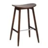 Massproductions Icha Bar Stool, 65 Cm, Walnut Stained Beech -Fatboy Sales Store 7Icha HV