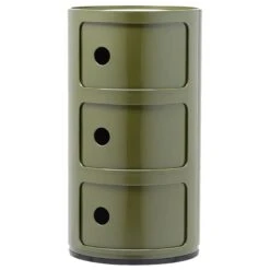 Kartell Componibili Storage Unit, 3 Modules, Green