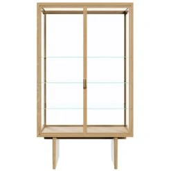 GUBI Private Vitrine, Light Stained Oak