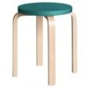 Artek Aalto Stool E60, Petrol - Birch -Fatboy Sales Store 824Artek iso19 TH