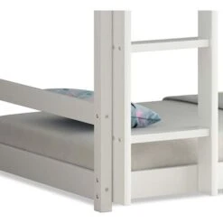 Single Triple Bunk Bed White -Fatboy Sales Store 82865377 5