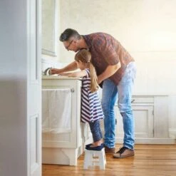 Foldable And Portable Stool For Kids Adults Small Folding Plastic Step Stool Non-Slip For Kitchen Bathroom Garden Bedroom 22cm White -Fatboy Sales Store 86191240 5