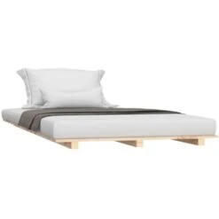 Bed Frame 90x190 Cm 3FT Single Solid Wood Pine VidaXL -Fatboy Sales Store 86431407 4