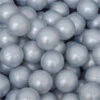 LittleTom 50 Plastic Balls 5.5cm In Diameter To Fill Children's Ball Pits Silver