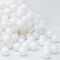 LittleTom 50 Plastic Balls 5.5cm In Diameter To Fill Children's Ball Pits White -Fatboy Sales Store 86549422 4