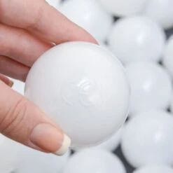 LittleTom 50 Plastic Balls 5.5cm In Diameter To Fill Children's Ball Pits White -Fatboy Sales Store 86549422 5