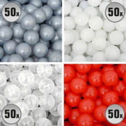 200 Ball Pool Balls - 5,5cm Baby Ball Pit Balls - Kids Play Balls For Ball Pit -Fatboy Sales Store 86640936 3
