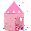 Pink Princess Tent For Girls - 300 Ball Pit Balls 100x100x135 Baby Girl Ball Pit -Fatboy Sales Store 86641163 1