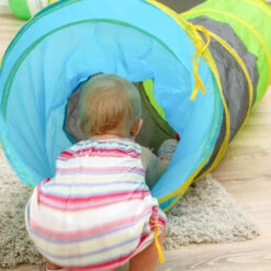 LittleTom Crawling Play Tunnel 180x46cm Pop-up Toy Tent Incl 200 PVC Balls -Fatboy Sales Store 86641445 5