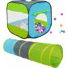 Kids Tent And Tunnel Set - 300 Ball Pit Balls - 70x70x72 Pop Up Baby Ball Pit 1 Kids Tent And Tunnel Set - 300 Ball Pit Balls - 70x70x72 Pop Up Baby Ball Pit -Fatboy Sales Store 86641451 1