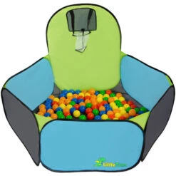 LittleTom Pop-up Ball Pit Tent To Play Basketball 120x100cm Incl 200 Balls -Fatboy Sales Store 86660279 4