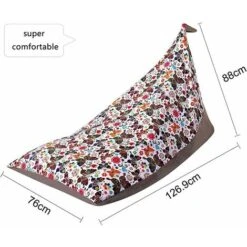 Children's Plush Bean Bag Animal Shaped Beanbag For Kids. Teens And Adults Extra Large Super Soft Velvet Cushion Cover -Fatboy Sales Store 88298693 4