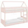 Miller Pink Wooden House Bunk Bed -Fatboy Sales Store 88494393 1