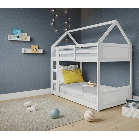 Miller White Wooden House Bunk Bed 4 Miller White Wooden House Bunk Bed - Image 2