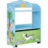 Sunny Safari Toy Organizer With Rolling Storage Box - L62 X W29 X H90 Cm - Blue/Multi Color -Fatboy Sales Store 88932670 1