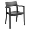 HAY Pastis Armchair, Black -Fatboy Sales Store 891073 Pastis Armchair black wb lacquered ash