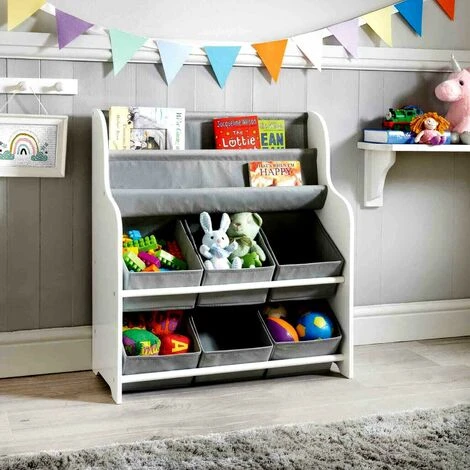 Kids Storage Tub With Bookshelves Perfect Organiser Kid Clothes Books & Toys 3 Kids Storage Tub With Bookshelves Perfect Organiser Kid Clothes Books & Toys