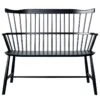 FDB Møbler J52D Bench, Black