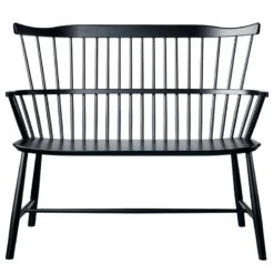 FDB Møbler J52D Bench, Black