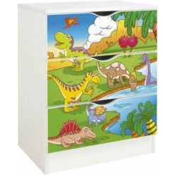 White Chest Of Drawers - ROMA – Dinosaurs