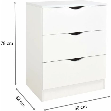 White Chest Of Drawers - ROMA – Dinosaurs 6 White Chest Of Drawers - ROMA – Dinosaurs - Image 4