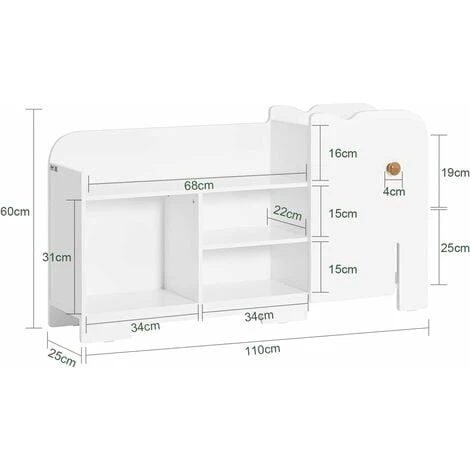 SoBuy Elephant Shape Toy Storage Display Shelf Rack,KMB62-W 5 SoBuy Elephant Shape Toy Storage Display Shelf Rack,KMB62-W - Image 3