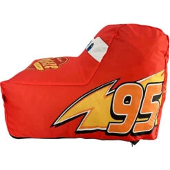 Disney Lightning McQueen Cars Shaped Bean Bag Chair For Kids, W80 X D59 X H51.5cm -Fatboy Sales Store 93899165 3