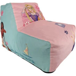 Disney Princess Shaped Bean Bag Chair For Kids, W80 X D59 X H51.5cm -Fatboy Sales Store 93899174 4