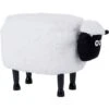 Kids Animal Stool Faux Fur Pouffe With Storage Wooden Legs Playroom White Sheep -Fatboy Sales Store 93990073 1