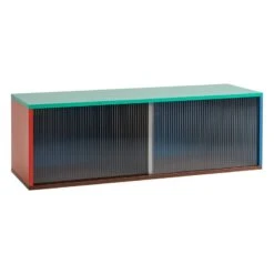 HAY Colour Cabinet W/ Glass Doors, Wall, 120 Cm, Multicolour