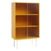HAY Colour Cabinet W/ Glass Doors, Tall, Yellow
