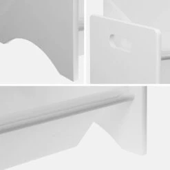 Storage Combination With 6 Boxes For Kids Toy, 84x29.5x60cm - Tobias - White -Fatboy Sales Store 95290310 5