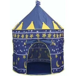 Blue Kids Pop Up Tent Kids Castle Tent Portable Pop Up Play Tent With Carry Bag Girls Boys Indoor Outdoor