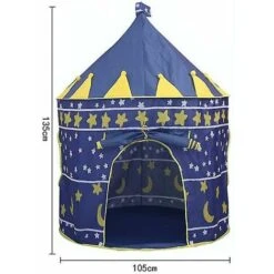 Blue Kids Pop Up Tent Kids Castle Tent Portable Pop Up Play Tent With Carry Bag Girls Boys Indoor Outdoor -Fatboy Sales Store 95305282 5