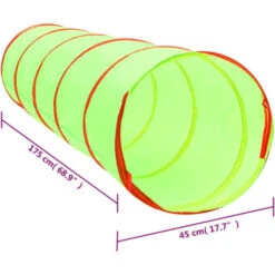Children Play Tunnel With 250 Balls Green 175 Cm Polyester VidaXL -Fatboy Sales Store 95546338 3