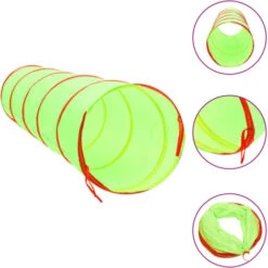 Children Play Tunnel With 250 Balls Green 175 Cm Polyester VidaXL -Fatboy Sales Store 95546338 4