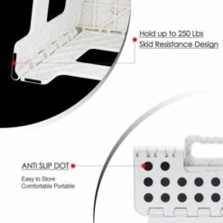 22.9 Cm Height For Children Trip Folding Step Stool - And Adults - Stool For Foldable Kitchen Garden Bathroom -Fatboy Sales Store 95652229 3